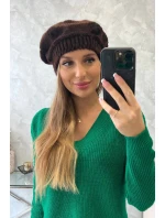 Dámska čiapka Sofia K369 hnedá