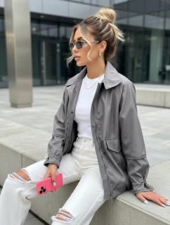 Dámska bunda ORLANDO tmavosivá FashionStreet TY3609