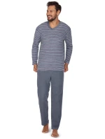 Regina 450 dlhé froté pyžamo 2XL-3XL pánske