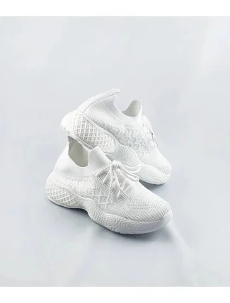 Biele dámske športové topánky (JY21-3)