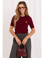 Svetr s krátkymi rukávmi, model 230898, Italy Moda Svetr s krátkymi rukávmi, model 230898, Italy Moda