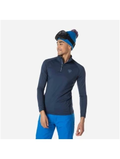 Rossignol Classique 1/2 Zip T-shirt navy blue pánske