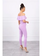 Sada s volánikom fialová