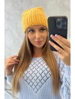 Dámska horčicová čiapka Rebeka K345