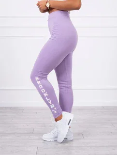 Brooklyn legíny nohavice svetlo fialovej