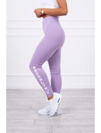 Brooklyn legíny nohavice svetlo fialovej