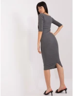 Šaty EM SK HS 21 503.43P tmavosivé Šaty EM SK HS 21 503.43P tmavosivé