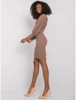 RV šaty SK 6079.65 svetlohnedé RV šaty SK 6079.65 svetlohnedé