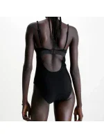 Dámske jednodielne plavky KW0KW02137-BEH - Calvin Klein