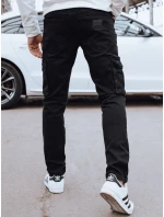 Pánske bojové nohavice čierne FashionStreet UX4237 Pánske bojové nohavice čierne FashionStreet UX4237