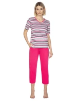 Regina 654 M-XL cr/r L24 dámske pyžamo