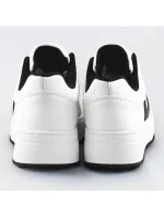 Bielo-čierne dámske športové šnurovacie topánky (S070) Bielo-čierne dámske športové šnurovacie topánky (S070)