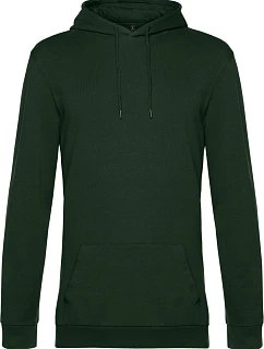 B&C #Hoodie Pánska mikina s kapucňou 01.U03W lesná zeleň
