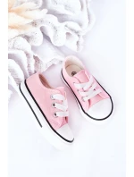 Dziecięce Brokatowe Trampki Różowe Bling-Bling