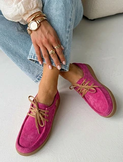 Polobotky z přírodního semiše Vinceza 95391 Fuchsiová