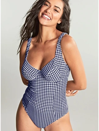 Dámske jednodielne plavky SW1720 modré - Panache