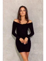 Večerné šaty SUK0446 čierne - Roco Fashion Večerné šaty SUK0446 čierne - Roco Fashion