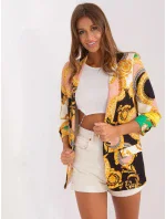 Dámska bunda DHJ MA 7684B 3.95P zlato-čierno-zelená - Rosa Rossa