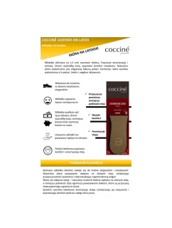 Coccine Leather On Latex Foam Wkładki Skórzane Na Lateksie