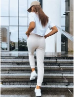 Dámske manšestrové nohavice MARIE béžová FashionStreet UY1576