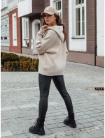 Dámska alpaková bunda KATHERINE beige FashionStreet TY4540