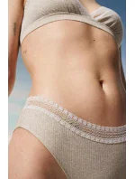 Dámske nohavičky GO Ribbed R Bralette - GRAY - St. béžová M013 - SLOGGI
