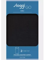 sloggi pánske tielko GO ABC 2.0 2P - BLACK - SLOGGI BLACK - SLOGGI