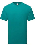 Tričko Fruit of the Loom Pure Cotton T z hrubej bio bavlny 16.1362, farba ocean teal