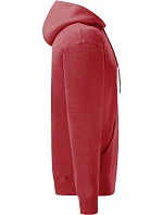 Fruit of the Loom Classic Hooded Sweat Mikina s kapucňou 16.2208 heather red