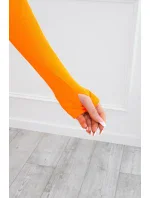 Súprava s blúzkou hore oranžová neónová