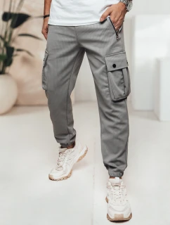 FashionStreet šedé pánske nohavice UX4463