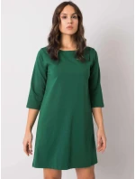 Dámske šaty RV SK 7321.70 tmavo zelené - Rue Paris
