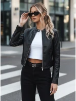 Dámska kožená bunda CHIC STYLE black FashionStreet TY3897 Dámska kožená bunda CHIC STYLE black FashionStreet TY3897