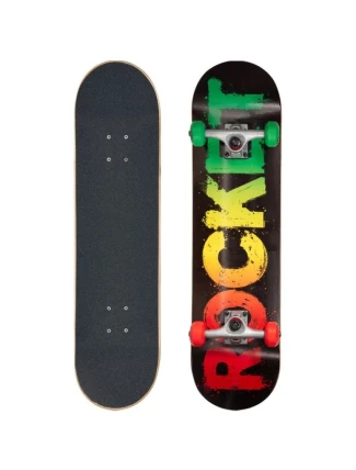 Rocket Rasta Fade 8" skateboard RKT-COM-1535 Rocket Rasta Fade 8" skateboard RKT-COM-1535
