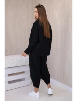 Súprava nových teplákov Punto Black Súprava nových teplákov Punto Black