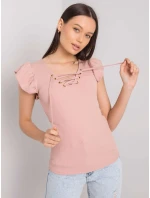 Blúzka DHJ BZ 13301.34P svetlo ružová