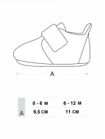 Yoclub Chlapčenské topánky na suchý zips OBO-0196C-6600 Grey