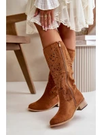 Dámske šnurovacie topánky NS525P / 199135 Camel brown - Seastar Dámske šnurovacie topánky NS525P / 199135 Camel brown - Seastar