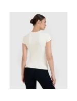 Dámske rýchloschnúce tričko na jogu a pilates 4F 4FWSS25TFTSF1270-11S