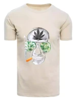 FashionStreet béžové pánske tričko RX4923