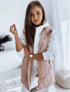 Dámska prešívaná vesta WELIA pink FashionStreet TY3296