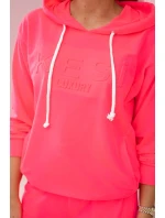 Bavlnený set Kesi Luxury Pink neon