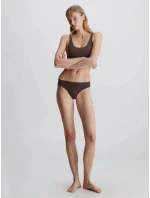Dámske tangá 000QF7287E BKC tm. hnedé - Calvin Klein