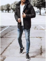 Pánska zimná bunda čierna FashionStreet TX4239