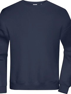Daiber 8042 Ťažká unisex mikina v nadmernej veľkosti 02.8042 tmavomodrá