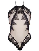 Priehľadné zmyselné body V-8910 béžová-čierna - Axami