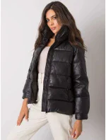 Dámska prešívaná zimná bunda z eko-kože D-3230 - FPrice Dámska prešívaná zimná bunda z eko-kože D-3230 - FPrice
