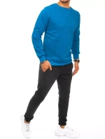 FashionStreet pánska modro-čierna tepláková súprava AX0643