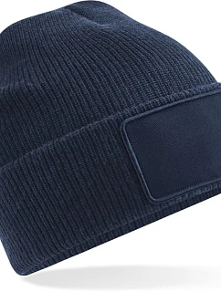 Beechfield B 540 Pletená čiapka Thinsulate™ Patch 53.0540 francúzska námornícka modrá