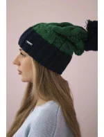 Paris fleecová čiapka K212 zelená+zelená